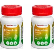 İmuneks Farma Bromelain 500 mg Takviye Edici Gıda 30 Tablet 2 Adet