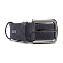 Tamer Tanca Erkek Hakiki Deri Lacivert Kemer 171 15 Spr Erk Kmr Sk19/20 Lacı