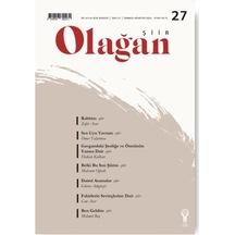 Olağan Şiir 27.Sayı Temmuz-Ağustos 2022