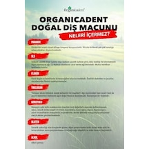 Organicadent Misvaklı Doğal Diş Macunu 3'lü Paket