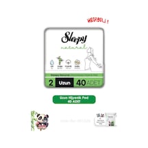 Sleepy Natural Ultra Hassas Hijyenik Ped Uzun 40 Adet Ped Ve Rosıe