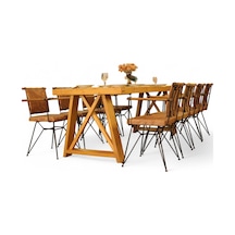 Neiwel Kues Doğal Mutfak Ve Ahşap Yemek Masası-100-180 Açık Ceviz