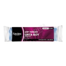 2 Adet Flodex Extra Güçlü Çöp Torbası Orta Boy Mavi