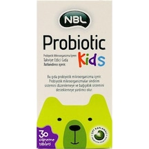 Nbl Probiotic Kids 30 Çiğneme Tableti-