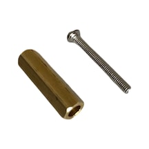 Altıgen Konnektörlü Alüminyum Motor Göbeği - 6mm - 4 Adet