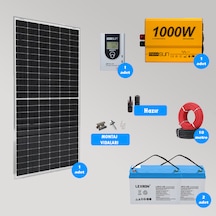 Mini Bağ Evi Ve Karavan Solar Güneş Enerji Sistemi 2500wh Depolama