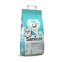 Clumping White Topaklanan Kedi Kumu Koton Ferahlığı 10l