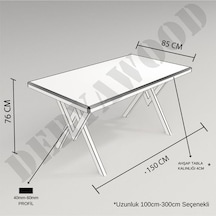 Ahşap Çalışma Ve Bilgisayar Masası-70x120x76 Cm Açık Ceviz