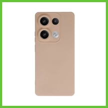 Bezos Redmi Note 13 4g Uyumlu Kılıf Nano İçi Kadife Silikon - Pudra Dmc
