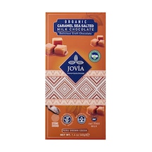 Jovia Organik Sütlü Karamel Deniz Tuzlu Çikolata 40 G - 6 Adet Tarı