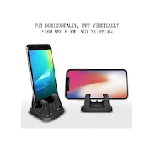 Vkemall Araç İçin 360 Döner Sabitleyici - Akıllı Telefon Ve Tablet Tutucu, Kauçuk Tabanlı Zarar Vermez, Abs Malzeme, Gri Renk Diğer