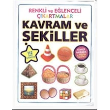 Mercankitap Renkli ve Eğlenceli Çıkartmalar Kavram ve Şekiller / Kolektif