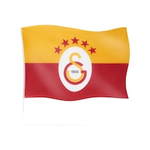 Gsstore Galatasaray 5 Yıldızlı Klasik Elde Sallama Bayrak 50x75cm U251387