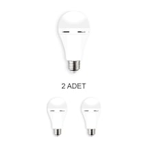 Cata Ct-4229 Şarjlı Led Ampul Beyaz 9w - 2 Li Paket