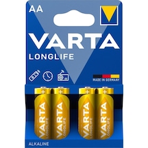 Varta Longlife Aa 1223 Kalem Pil 4 Lü Paket