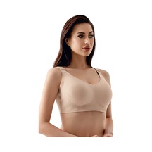 New Bra Newbra Lingerie 6155 Kadın Desteksiz C Cup Hayalet Sütyen Ten