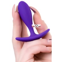 Erofoni Medikal Silikon 7.1 Cm Anal Açıcı Gevşetici Alıştırıcı Tıkaç Purple Plug