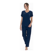U.S. Polo Assn. U.s. Polo Assn. Kadın Lacivert Pijama Takım - 20015-belirtilmemiş-l Çok renkli