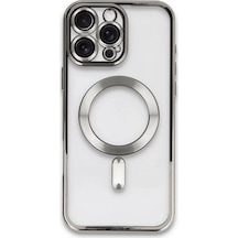 Newface Apple İphone 16 Pro Max Kılıf Kross Magneticsafe Kapak - Titan Gri