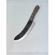 DÖVME ÇELİK ŞEF BIÇAĞI 4 Ahşap