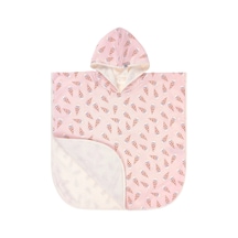 Lassig Uv Korumalı Plaj Çocuk Panço Ice Cream Pale Pink Pembe
