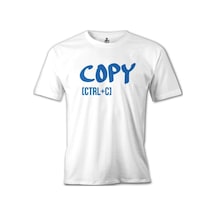 Baba Copy - Ctrl+C Beyaz Erkek Tshirt