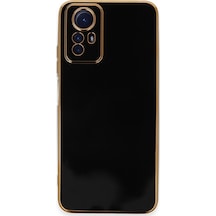 Note 12s Kılıf Volet Silikon - Siyah