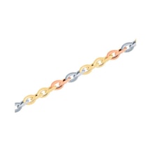 Tektaş - Altın 14 Ayar Hollow Bileklik N11.2577 Sarı Altın