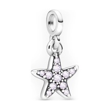 Nur Silver Pudra Renk Yıldız Me Gümüş Charm Nur-bl09765