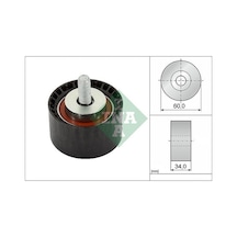 INA 532088810 TRİGER GERGİ RULMANI ( VOLVO: 2.0 D2 D3 D4 D5 S60 1