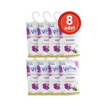 Wellnax Askılı Dolap Ve Çekmece Kokusu Valerian 8 Adet