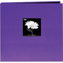 Book Cloth Cover Post Bound Album 12x12-grape Purple