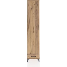 Arges Dolap 5 Raflı Tek Çekmeceli Tek Kapaklı 44x30x221 Çam-çam Atlas Çam
