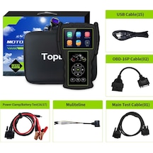 Türkçe Motorsiklet Arıza Tespit Cihazı Jdiag M100 Pro 5 Kablolu Y