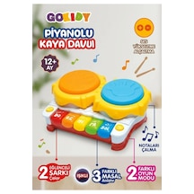 Gokidy Işıklı Müzikli Piyanolu Kaya Davul