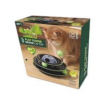 M-pets Yaylı Dönen Top Kedi Oyuncağı Siyah 25 Cm 244-50074.01