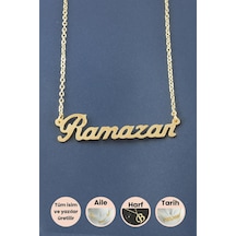 Ramazan İsimli Kolye Sarı