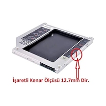 Al-4717 12.7 Mm Sata Hdd Harddisk Caddy Kızak Kutu Laptop Ssd Notebook Ikinci Hdd Takma