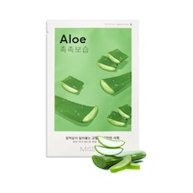 Missha Kuru Ciltler İçin Aloevera İçeren Nemlendirici Yaprak Maske 1 Adet Airy Fit Sheet Mask