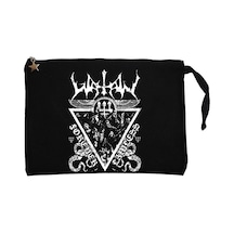 Watain Lawless Darkness Siyah Clutch Astarlı Cüzdan / El Çantası Siyah