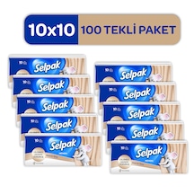 Selpak Kaşmir Özlü Mendil 100'lü 10 10