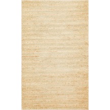 Eko Halı Netra Trıple Cream Xw Farklı Örgü Dokusuna Sahip El Dokuma Naturel Jüt Hasır Halı - 170X240