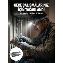 Yüksek Parlaklıklı Led Kafa Feneri Gece Çalışmaları İçin Yüksek Parlaklıklı Belirtilmemiş
