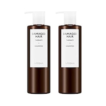 Saçlar Için Yoğun Bakım Şampuanı Damaged Hair Therapy Shampoo 8809581451414 2 Paketi Beyaz