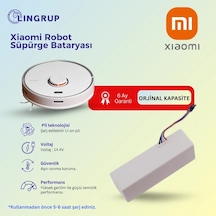 Xiaomi Vacuum Cleaner Global Sdjqr02rr Robot Süpürge Uyumlu Batarya 6400 Mah -
