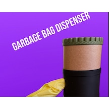 Pratik Çöp Poşeti Dispenseri - 3d Yazıcı Tasarımı Duvara Asılabilir Poşet Düzenleyici