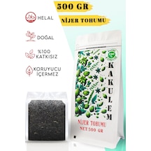 Kakulem Sertifikalı Doğal Kızıştırıcı Nijer Tohumu 500 Gr