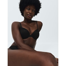 Marks & Spencer Body Lace Balenli Demi Cup Sütyen T33002497 Siyah