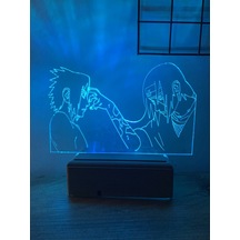 Itachi Death Naruto 16 Renk Gece Lambası Çok Renkli