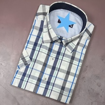 Eren Style Linen Keten Klasik %100 Cotton Kısa Kollu Terletmeyen Gömlek Beyaz